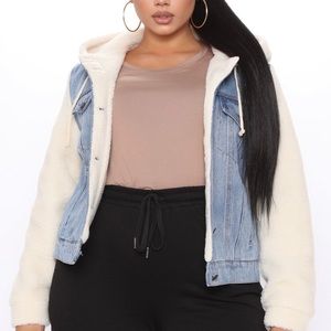 Cozy Dates Denim Jacket Sz 1X